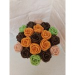 Розы из шоколада в коробке арт. 7